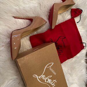 Christian Louboutin So Kate 120 patent leather pumps